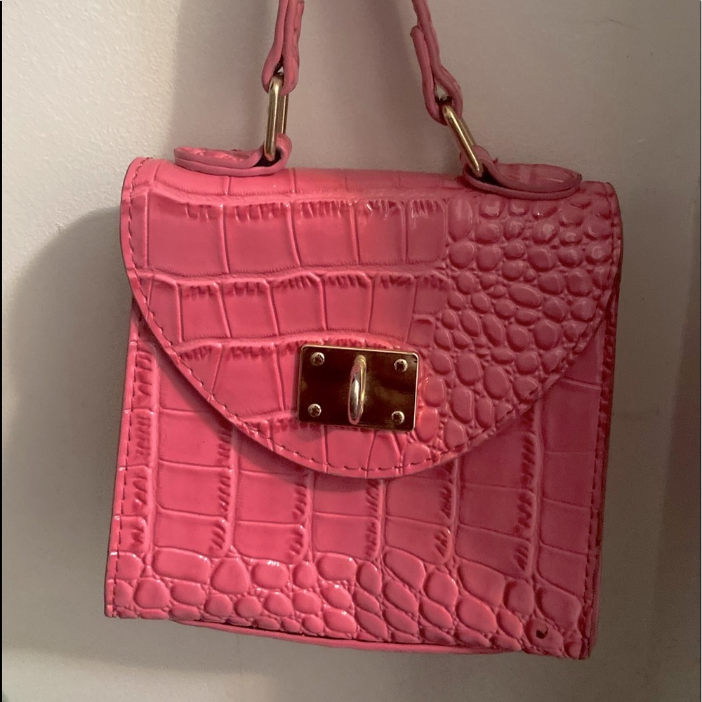 Pink handbag